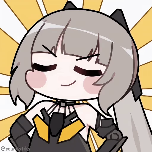 😤 Стикер «Chibi anime» для Telegram