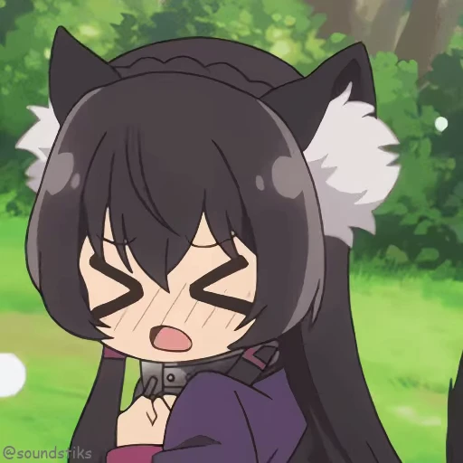 😨 Стикер «Chibi anime» для Telegram