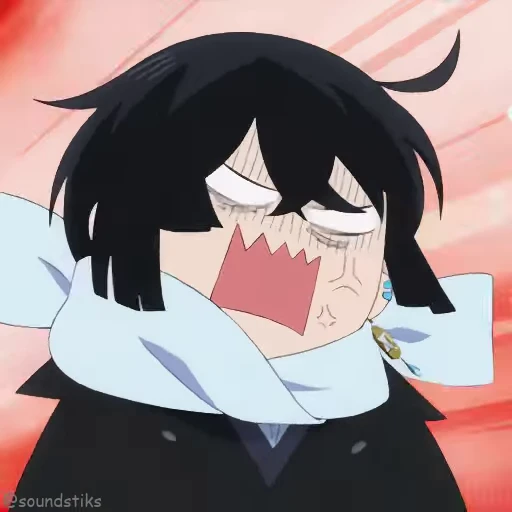 😠 Стикер «Chibi anime» для Telegram