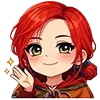 👋 Эмодзи «Chibi Anime The» для Telegram