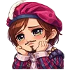 😌 Эмодзи «Chibi Anime The» для Telegram