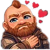 ❤️ Эмодзи «Chibi Anime The» для Telegram