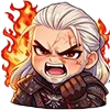 😡 Эмодзи «Chibi Anime The» для Telegram