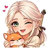 🥰 Эмодзи «Chibi Anime The» для Telegram