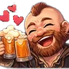🍺 Эмодзи «Chibi Anime The» для Telegram