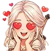 😍 Эмодзи «Chibi Anime The» для Telegram