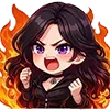 🤬 Эмодзи «Chibi Anime The» для Telegram