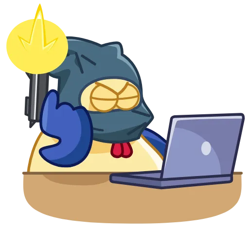 😠 Эмодзи «Chick» для Telegram
