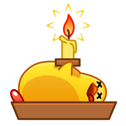 😵 Эмодзи «Chick Chick» для Telegram