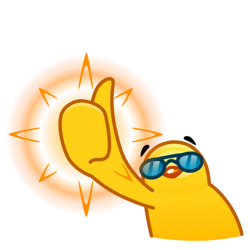 👍 Эмодзи «Chick Chick» для Telegram