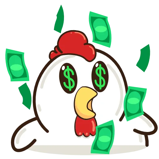 🐣 Стикер «Фермеры оценят))» для Telegram