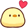 ❤️ Эмодзи «Cute Chick - цыплёнок» для Telegram