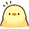 😳 Эмодзи «Cute Chick - цыплёнок» для Telegram