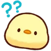🤔 Эмодзи «Cute Chick - цыплёнок» для Telegram