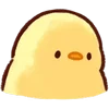 😔 Эмодзи «Cute Chick - цыплёнок» для Telegram