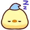 😴 Эмодзи «Cute Chick - цыплёнок» для Telegram