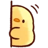 👀 Эмодзи «Cute Chick - цыплёнок» для Telegram