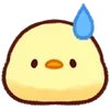😓 Эмодзи «Cute Chick - цыплёнок» для Telegram