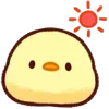 ☀️ Эмодзи «Cute Chick - цыплёнок» для Telegram