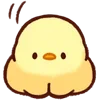 😔 Эмодзи «Cute Chick - цыплёнок» для Telegram
