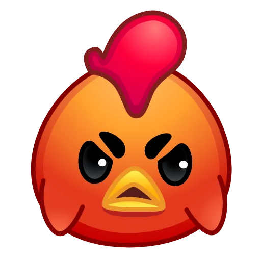 😡 Эмодзи «Chick Emoji» для Telegram