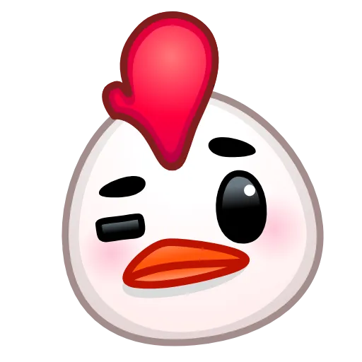😑 Эмодзи «Chick Emoji» для Telegram