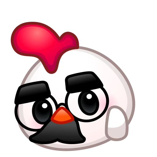 👨‍🦰 Стикер «Chick Emoji» для Telegram