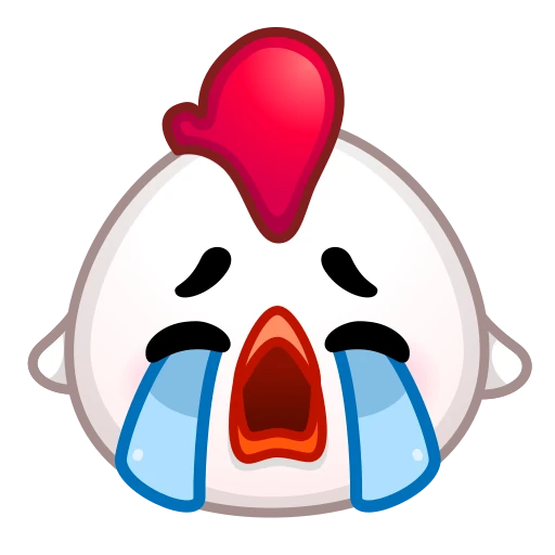 😭 Стикер «Chick Emoji» для Telegram