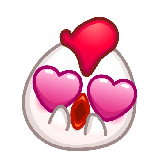 😍 Стикер «Chick Emoji» для Telegram