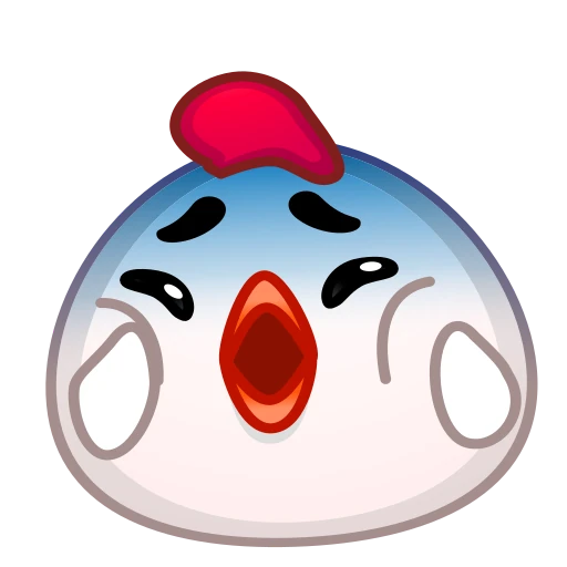 😨 Стикер «Chick Emoji» для Telegram