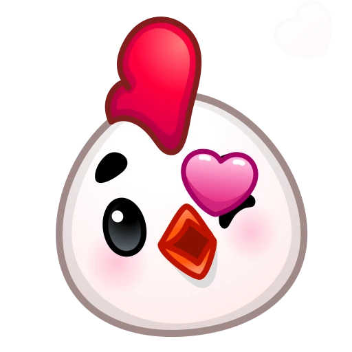😘 Стикер «Chick Emoji» для Telegram