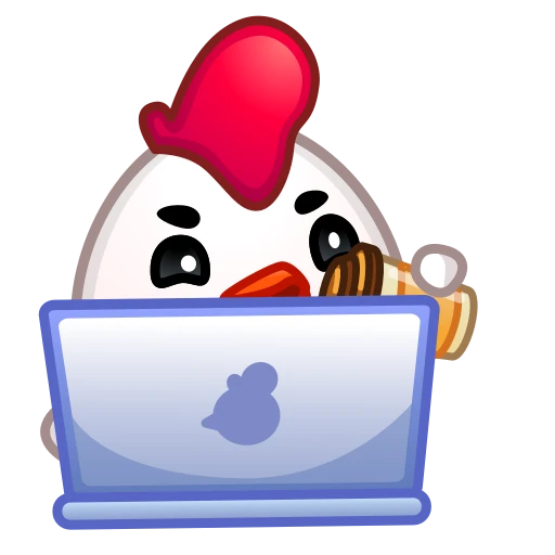 ☕ Стикер «Chick Emoji» для Telegram