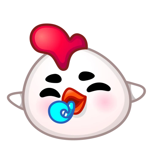 🥳 Стикер «Chick Emoji» для Telegram