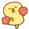 💃 Эмодзи «Chicken - цыплёнок анимированный» для Telegram