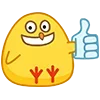 👍 Эмодзи «🌹 Цыпа - смайлики с цыплёнком» для Telegram