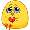 💔 Эмодзи «🌹 Цыпа - смайлики с цыплёнком» для Telegram