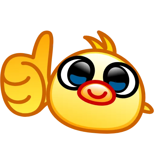 👍 Стикер «Chickling Emoji» для Telegram