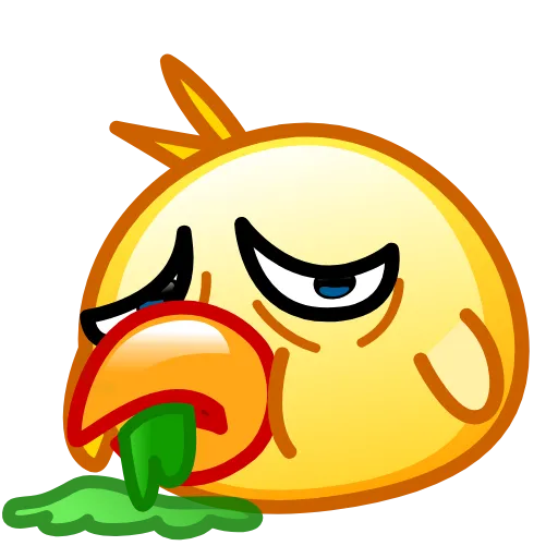 🤢 Стикер «Chickling Emoji» для Telegram