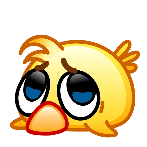 😔 Эмодзи «Chickling Emoji» для Telegram