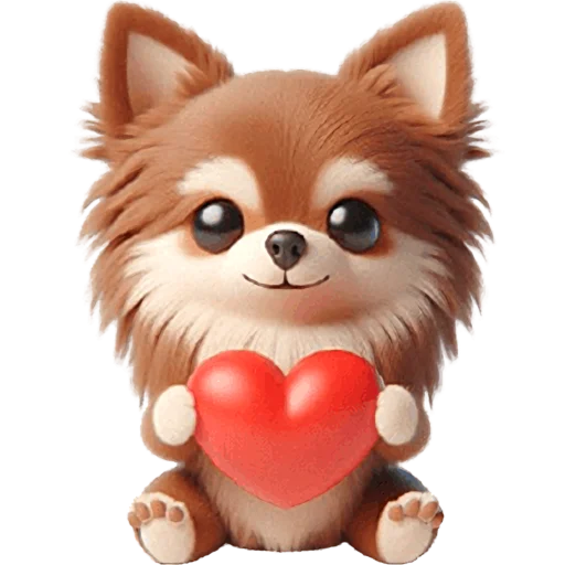 ❤️ Стикер «Щенок Чихуахуа» для Telegram