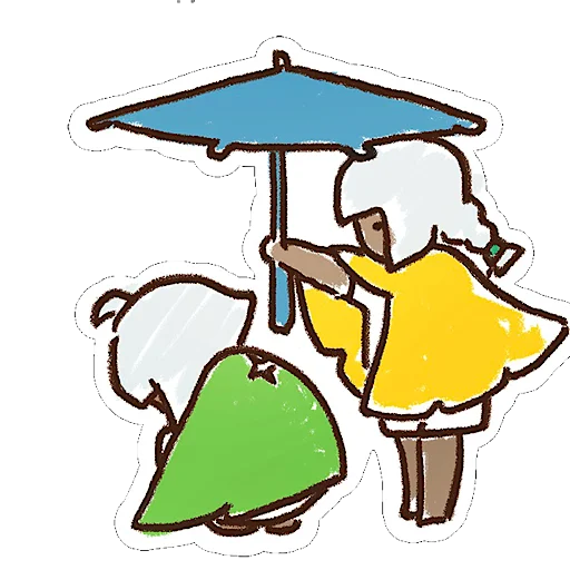 ☔️ Стикер «Sky Children of the Light» для Telegram
