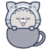 ☕️ Эмодзи «Chill Nyan» для Telegram