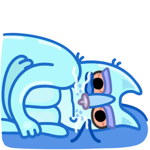 😰 Эмодзи «Chilled Cat» для Telegram