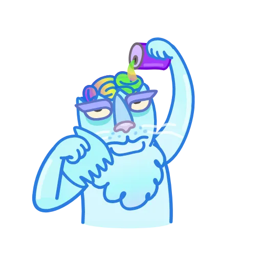 😵‍💫 Эмодзи «Chilled Cat» для Telegram