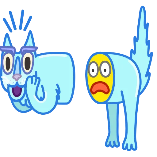 🙀 Эмодзи «Chilled Cat» для Telegram