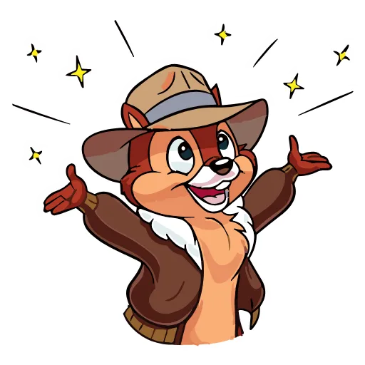 🤩 Эмодзи «Chip & Dale» для Telegram