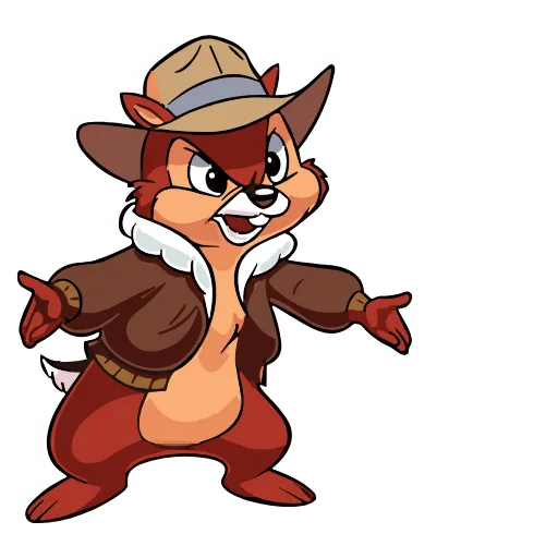 😒 Эмодзи «Chip & Dale» для Telegram