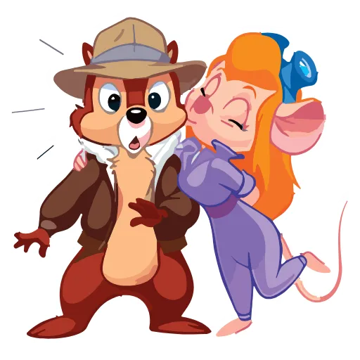 😘 Эмодзи «Chip & Dale» для Telegram