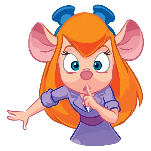 🤫 Эмодзи «Chip & Dale» для Telegram