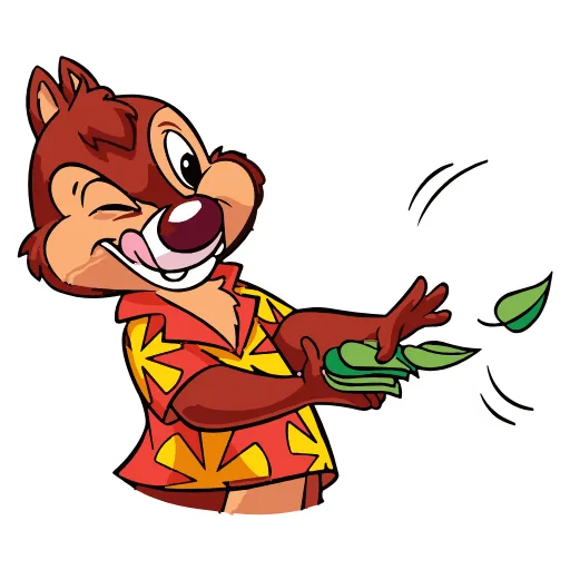 🤑 Эмодзи «Chip & Dale» для Telegram